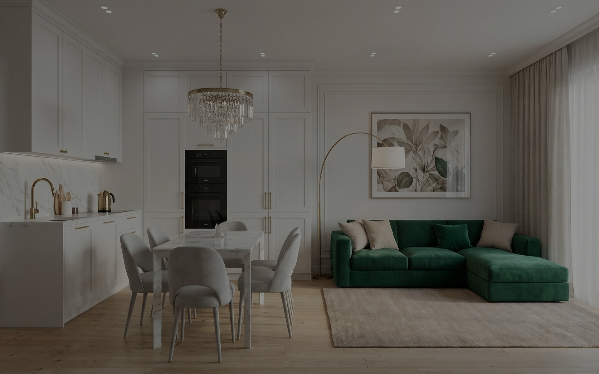 Неоклассика интерьер