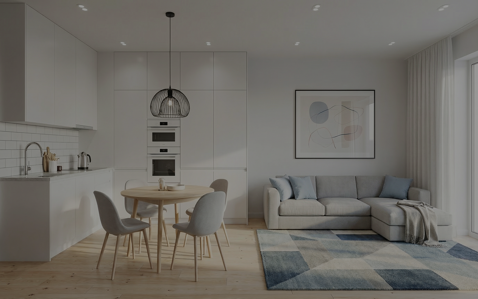 Сканди интерьер